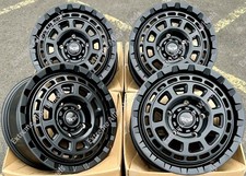 5x 17" Black TG9 Alloy Wheels